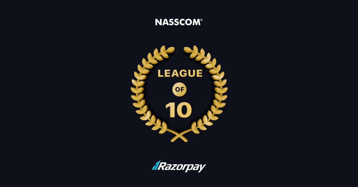 Fintech startup Razorpay features in the Nasscom’s League of 10 Companies of the Year
