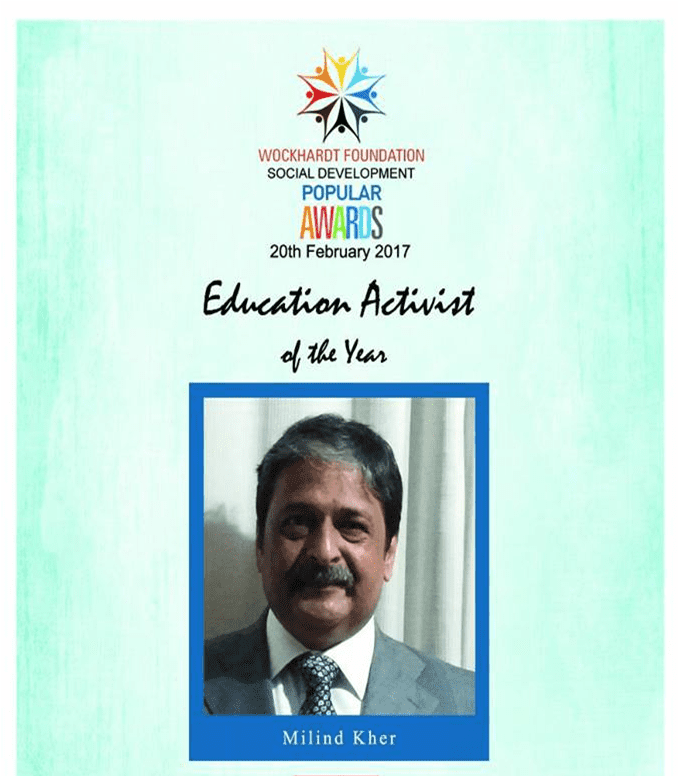 Wockhardt Foundation announces winner of Education Activist of the Year 2017