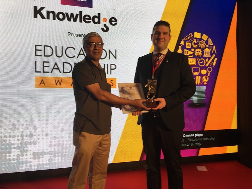 Dr Jawahar Surisetti honoured with BBC Knowledge Award for outstanding contribution to education