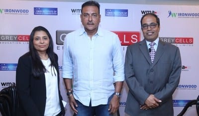 Cricketer Ravi Shastri to open a new Innings in skill training with Greycells Education