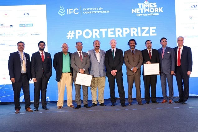 Professor Michael E. Porter presents Porter Prize 2017 in Mumbai