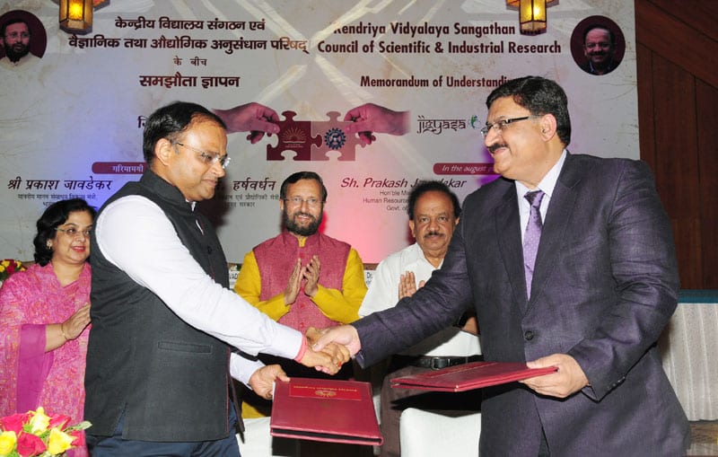 JIGYASA - Student-Scientist connect programme launched, MoU between CSIR & KVS