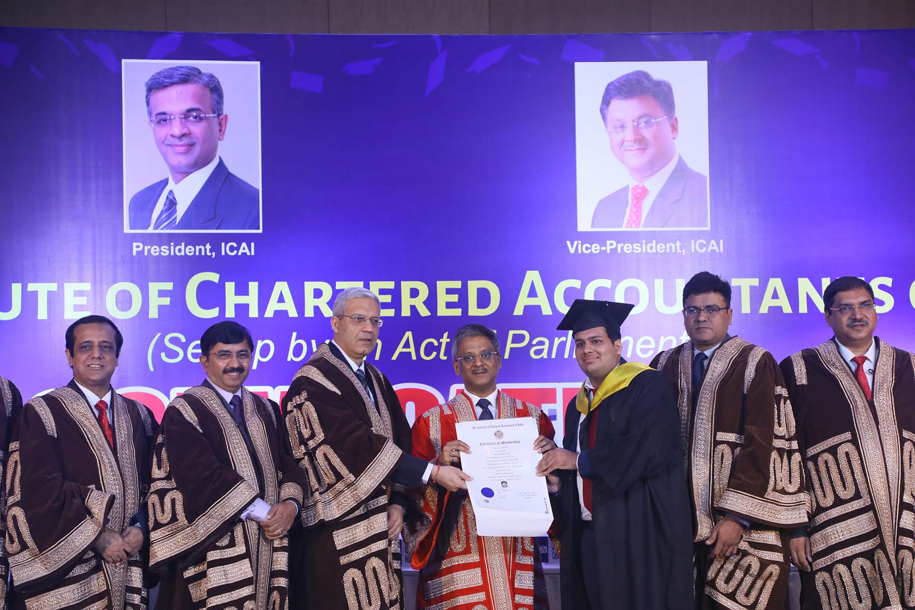 ICAI awards Rank Certificates to the meritorious Chartered Accountants through nationwide convocation ceremonies