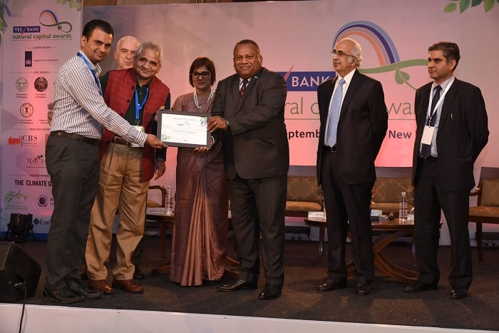 NIIT University (NU) Recognized as Eco–Corporate of the Year – Eco Campus at 3rd YES BANK Natural Capital Awards 2017
