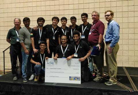 IIT Bombay team wins American Society of Mechanical Engineers (ASME) Student Design Competition