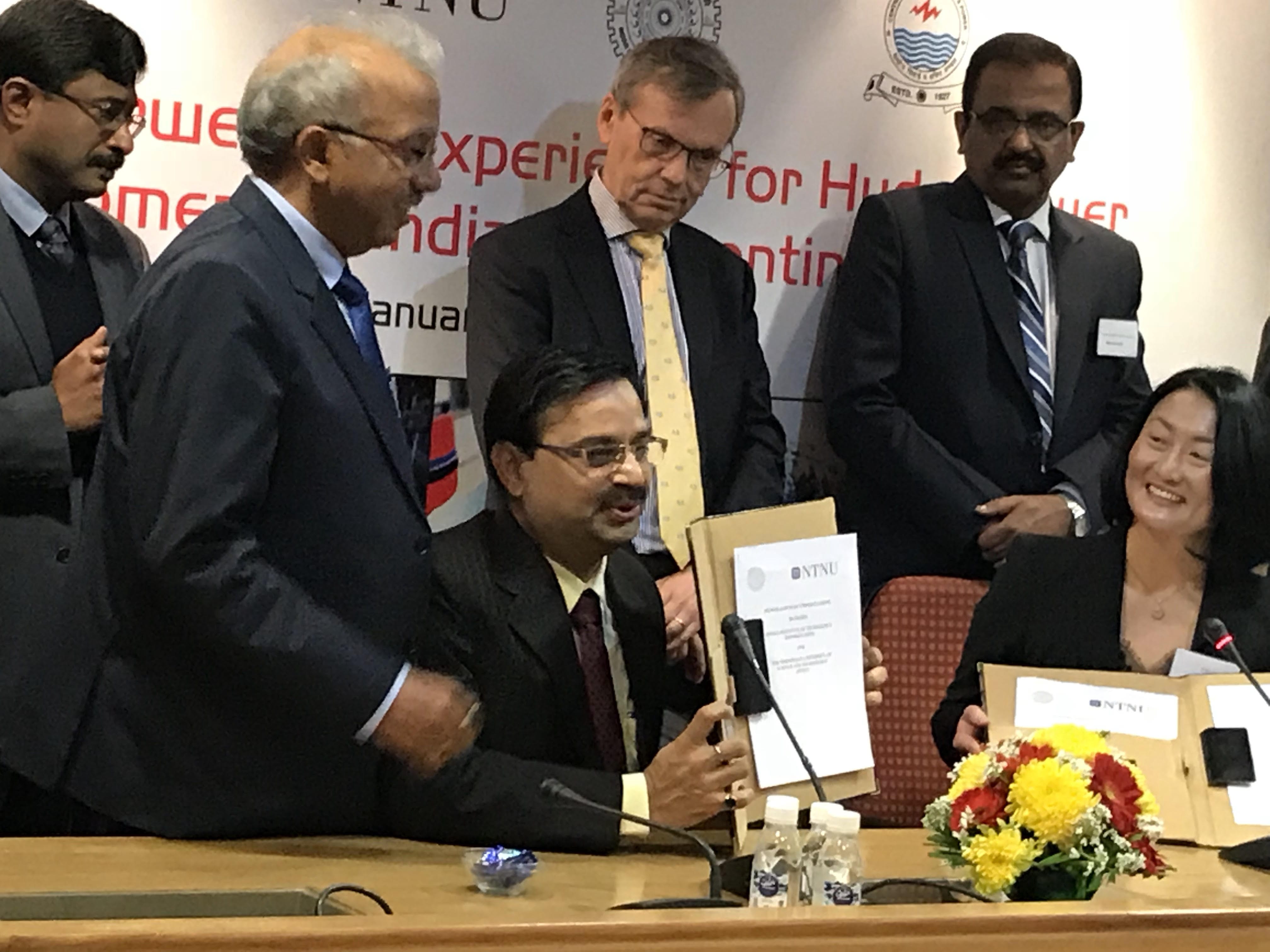 IIT Roorkee exchanged MOU with Norwegian University of Science and Technology (NTNU) of Norway for research and education.