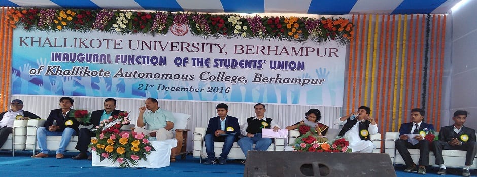 Faculty recruitment window open in Khallikote University, Berhampur