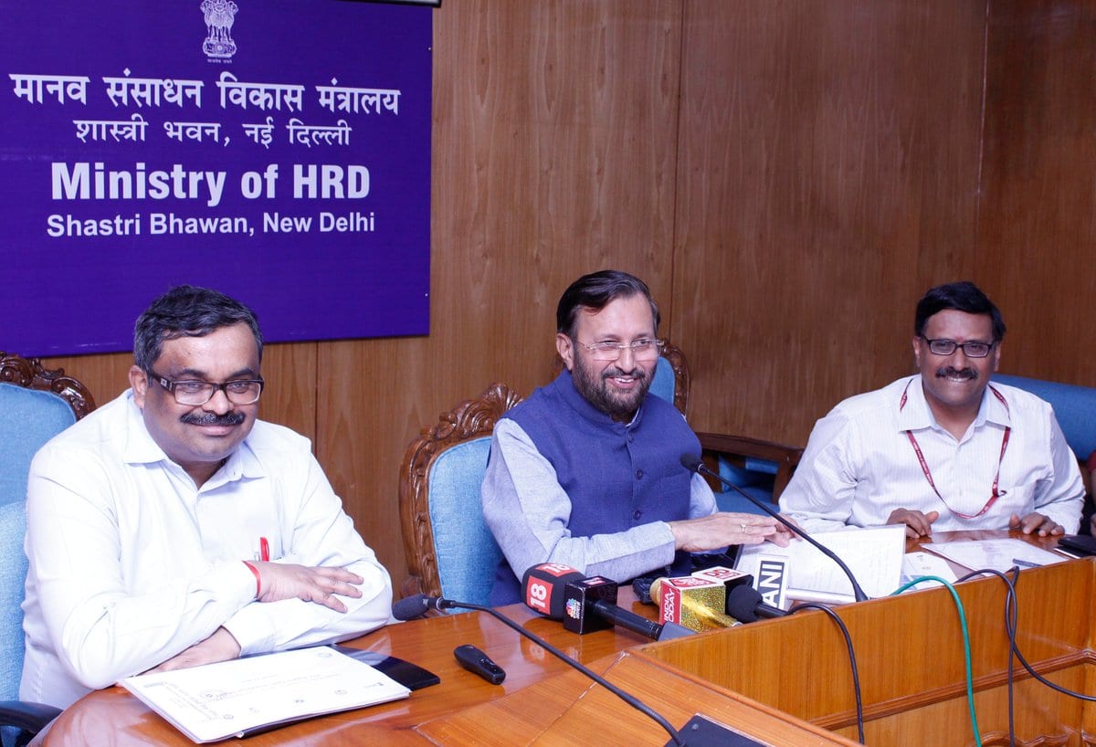 Grand Finale of the First Hardware edition of Smart India Hackathon 2018 to be held from June 18-22, 2018: Mr Prakash Javadekar