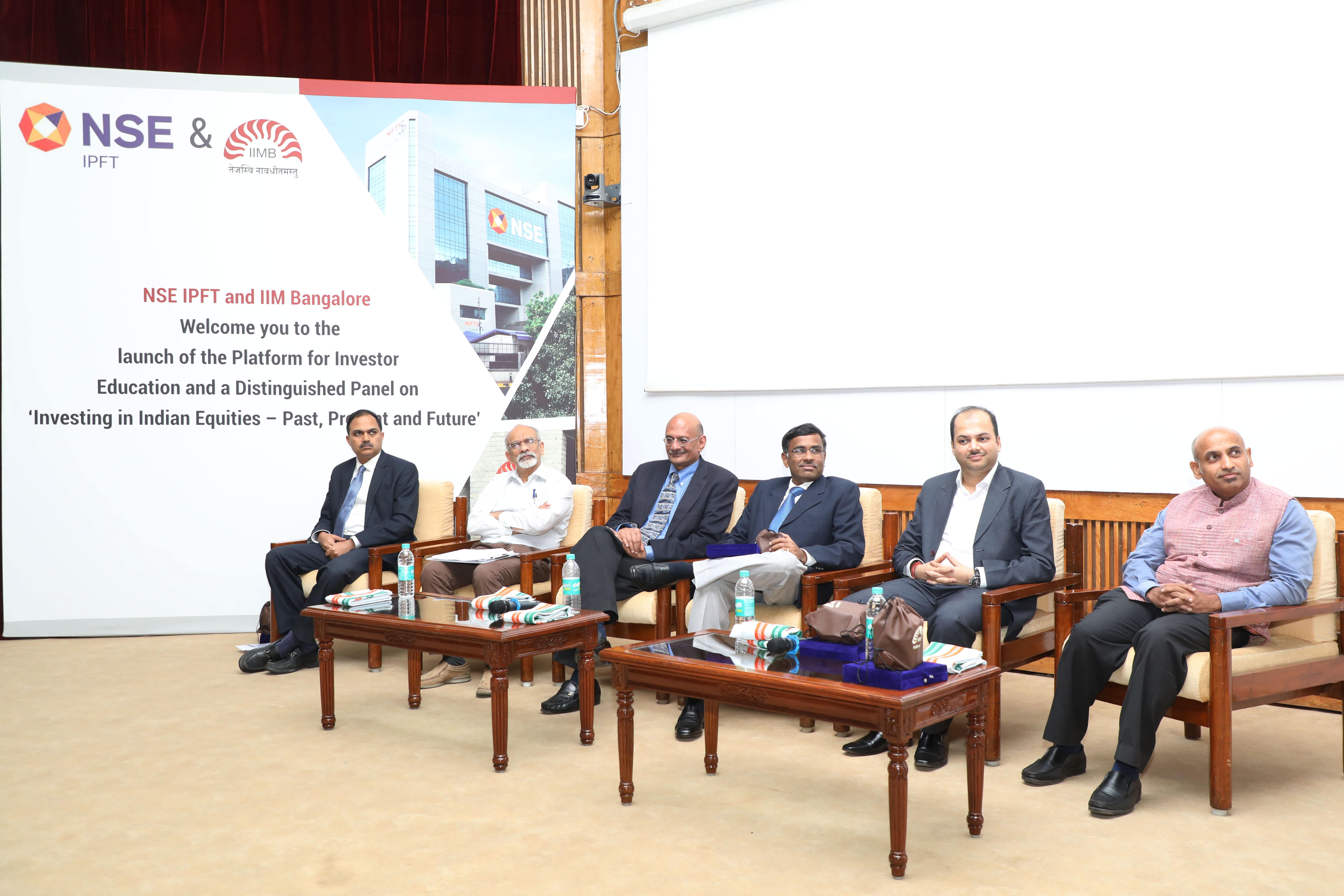 NSE-IPFT and IIM Bangalore launch Platform for Investor Education