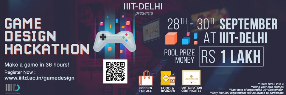 IIIT-D Organizes Game Design Hackathon