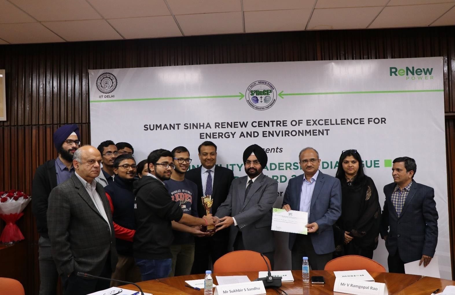 Sumant Sinha Sustainability Leadership Award Winners Felicitated at IIT Delhi