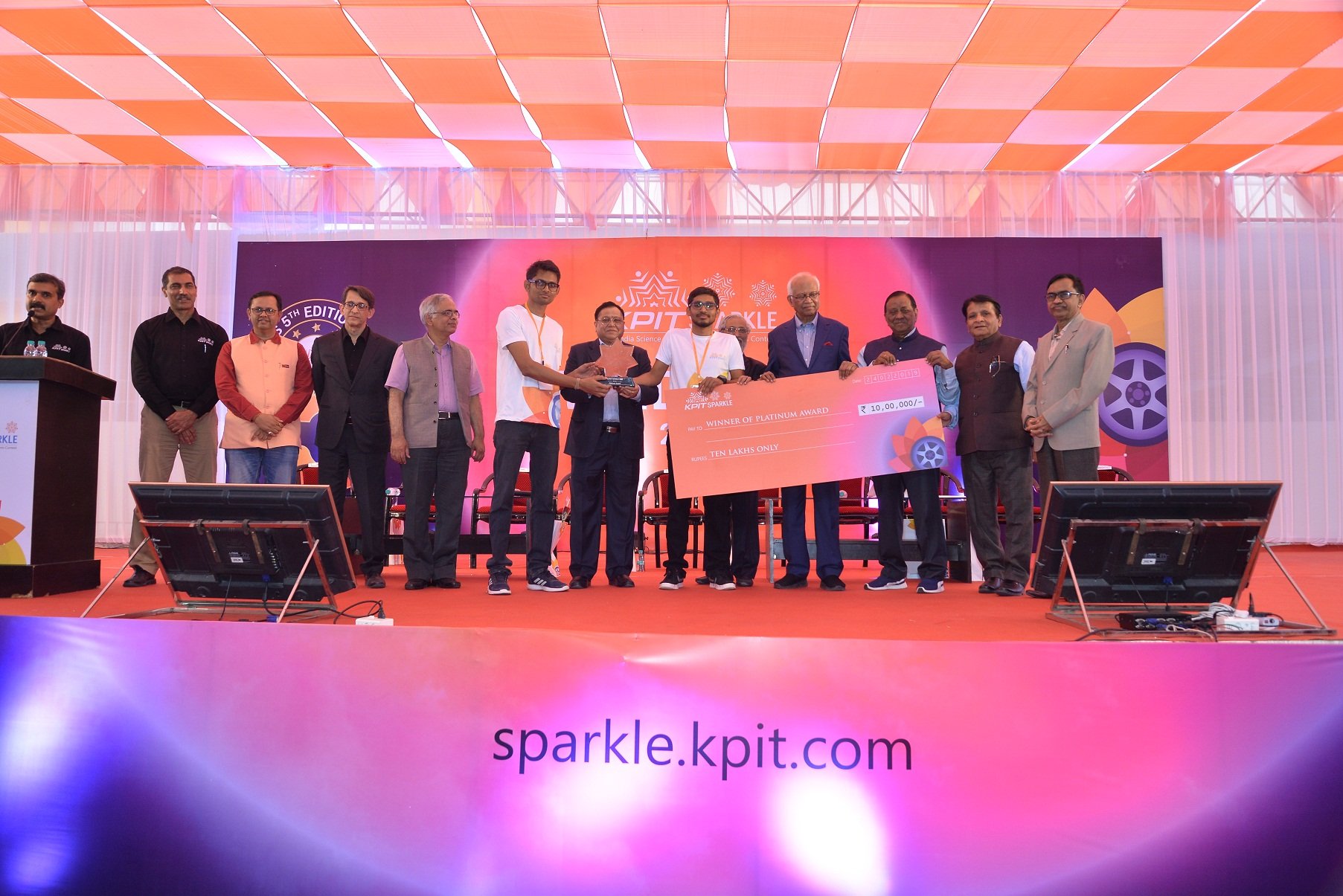 KPIT Announces Winners of the Fifth Edition of its National Innovation and Design Contest, KPIT Sparkle 2019