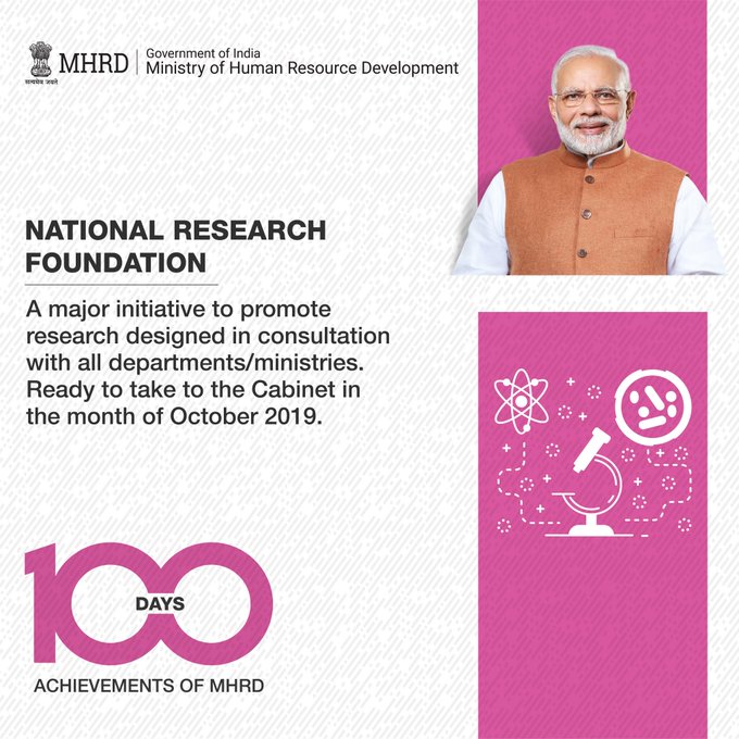 National Research Foundation is coming soon waiting for Union Cabinet nod