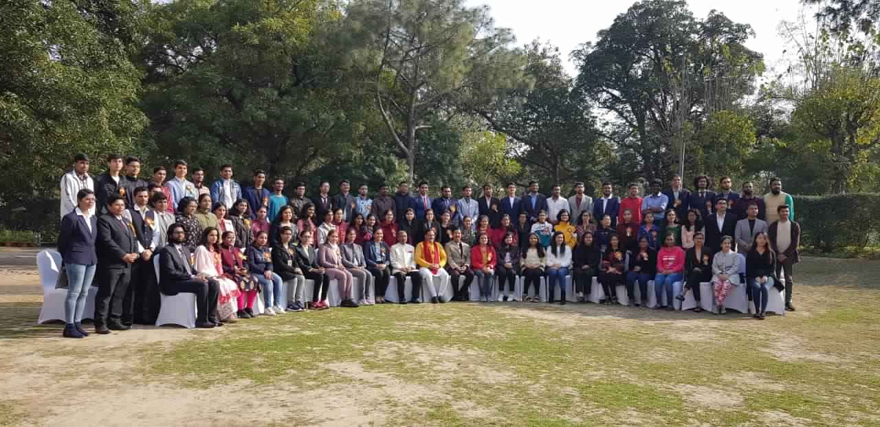 Union HRD Minister felicitates 87 meritorious students in New Delhi