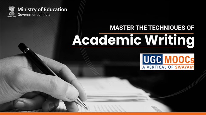 Learn the techniques of Academic & Research Writing via SWAYAM online platform