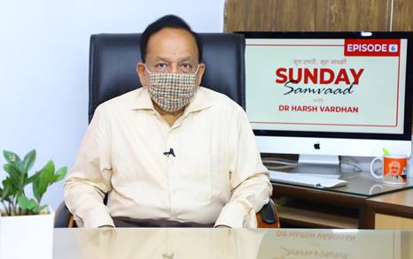 Dr Harsh Vardhan extends best wishes of Sharad Navratri to everyone during Sunday Samvaad-6