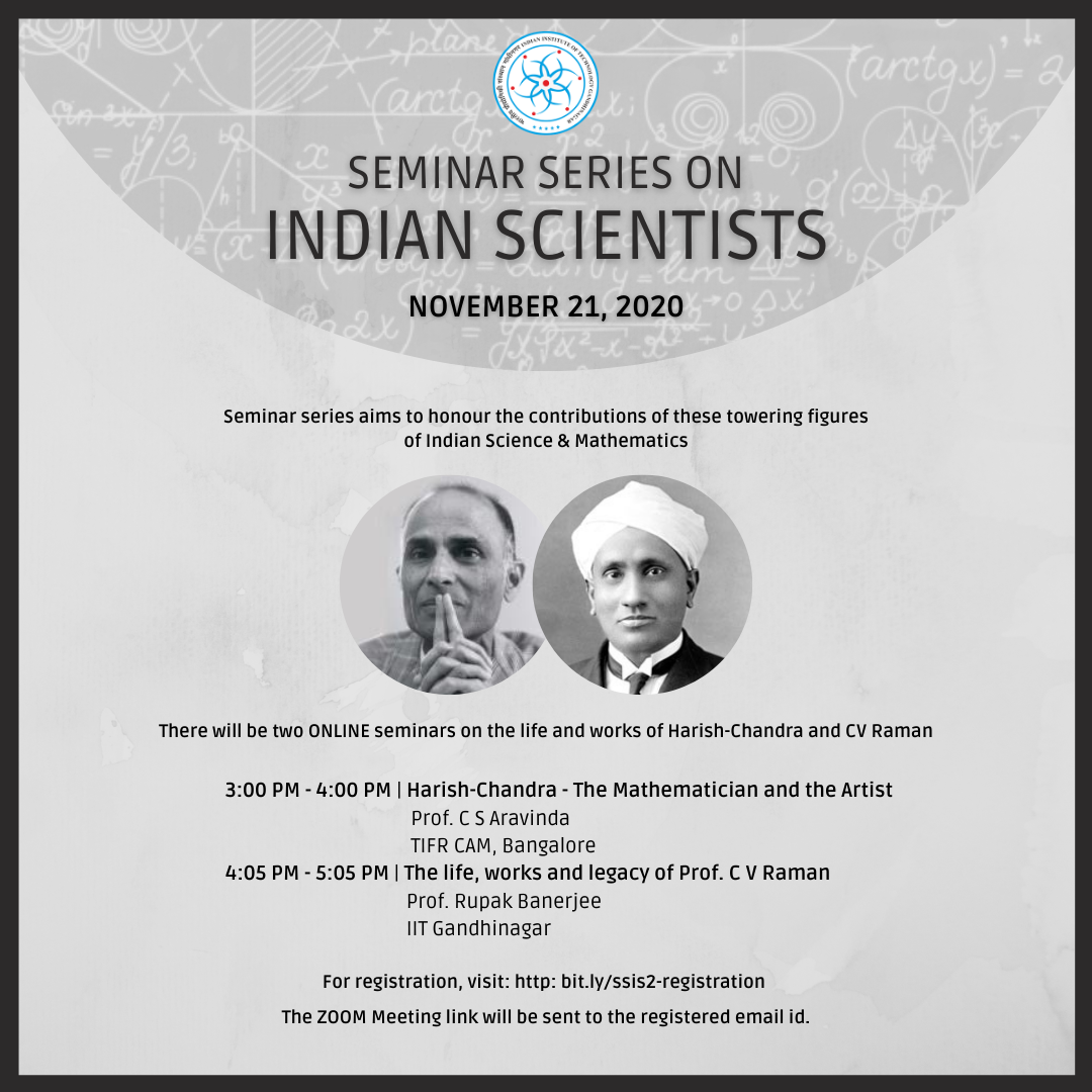 IIT Gandhinagar to hold the second edition of its Seminar Series on Indian Scientists on November 21