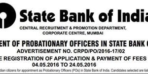 SBI invites applications for 2200 PO posts; 24th May last date