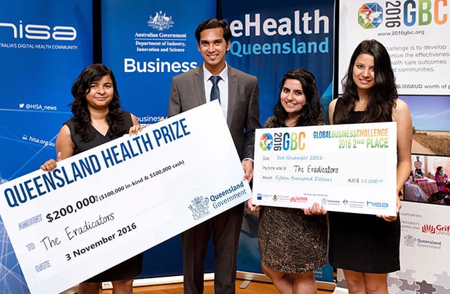 A team from IIM Bangalore’s PGP bags second spot in 2016 Global Business Challenge held in Brisbane