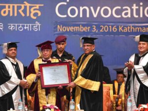 Kathmandu University confers D Litt degree to President Pranab Mukherjee