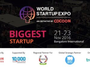 World Startup Expo, supported by Nasscom 10,000 Startups, on 21 - 23 Nov 2016 in Bangalore