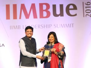 Implementation of management principles in the working of the government has been a key to our success: Piyush Goyal at IIMBue 2016