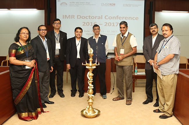 Data and Analytics based management education will produce future ready leaders: IMR Doctoral Conference