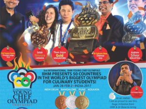 Singapore emerges as champion at the Edition of Young Chef Olympiad 2017 held in India