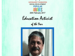 Wockhardt Foundation announces winner of Education Activist of the Year 2017