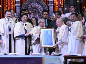Dr MS Swaminathan, a global scientist of rare distinction, says President at University of Mumbai
