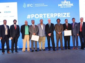 Professor Michael E. Porter presents Porter Prize 2017 in Mumbai