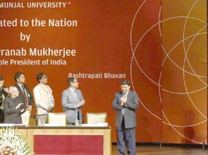 President of India dedicates BML Munjal University to the Nation