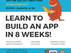 Learn to design 'Mobile Apps' from IIT Madras at zero cost! Registrations open