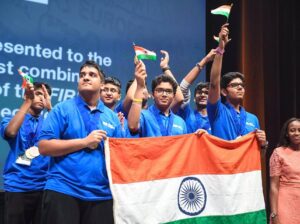 Indian team strikes two medals including a gold in global robotics competition held in US