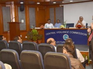 Shiv Khera delivers the 21st lecture of the Central Vigilance Commission’s (CVC ) Lecture Series