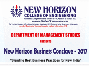 New Horizon College of Engineering, Bangalore presents Business Conclave on 15 Sept 2017