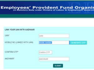 EPFO introduces a new facility for its members to link their respective UAN with Aadhaar online