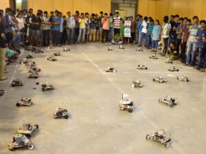 IIT Madras students set Asia, India records for operating largest number of robots to clean an area
