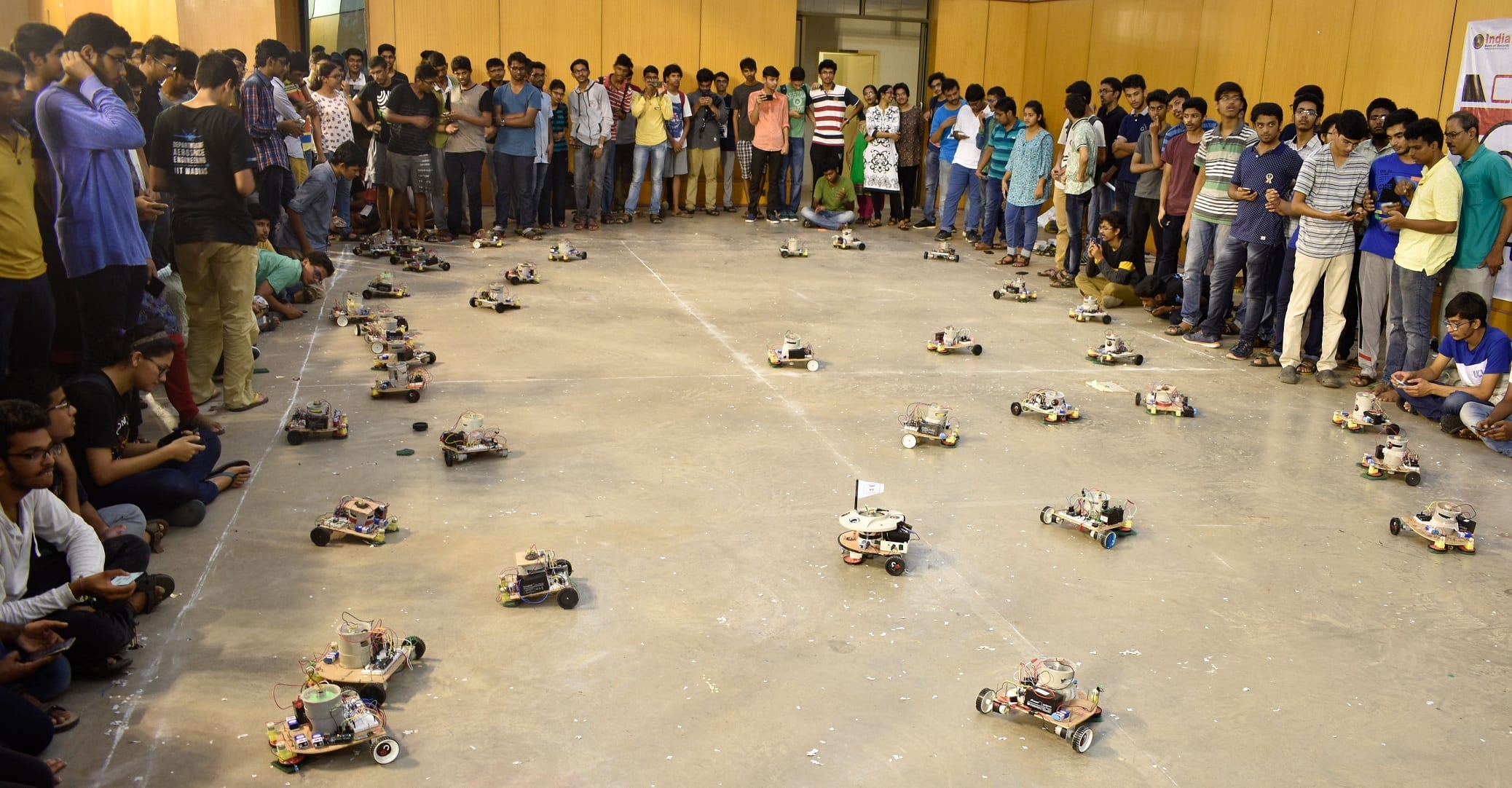 IIT Madras students set Asia, India records for operating largest number of robots to clean an area