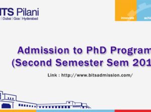 Find the latest list of more than 25 universities where PhD Admission open