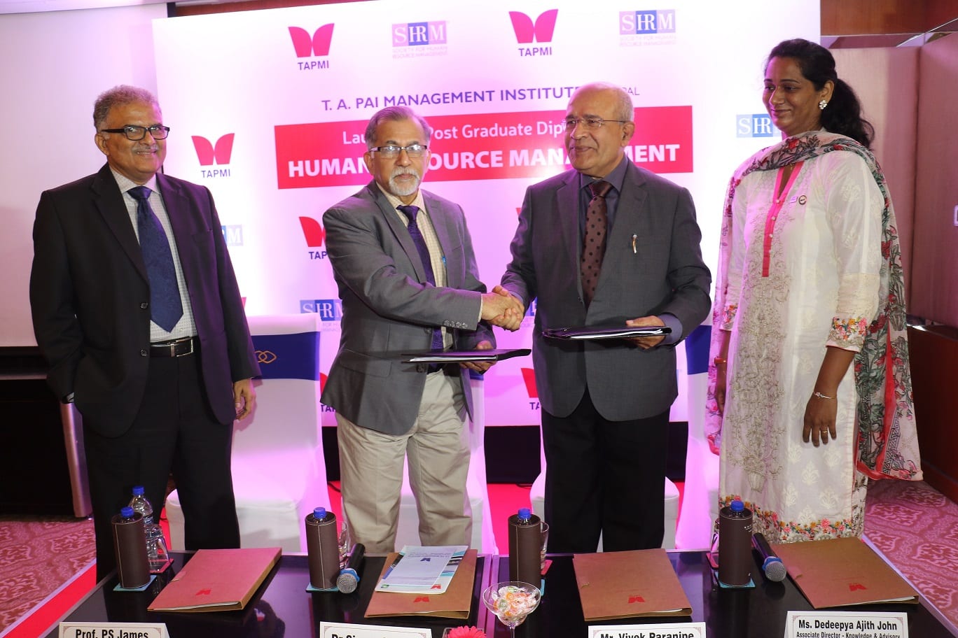 TAPMI In collaboration with Society for Human Resources (SHRM) launches Postgraduate program in Human Resources Management