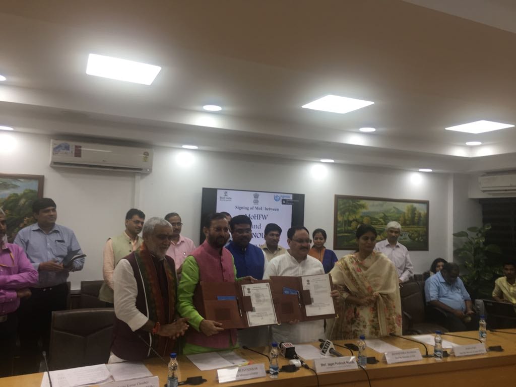 Ministry of Health signs anMoU with Indira Gandhi National Open University (IGNOU)