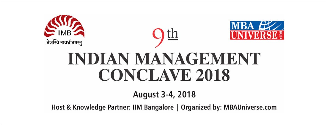 IIM Bangalore to host Indian Management Conclave in association with MBAUniverse.com on Aug 3 & 4
