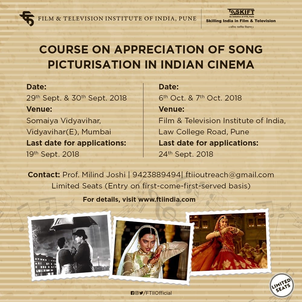 FTII announces weekend film course in Mumbai