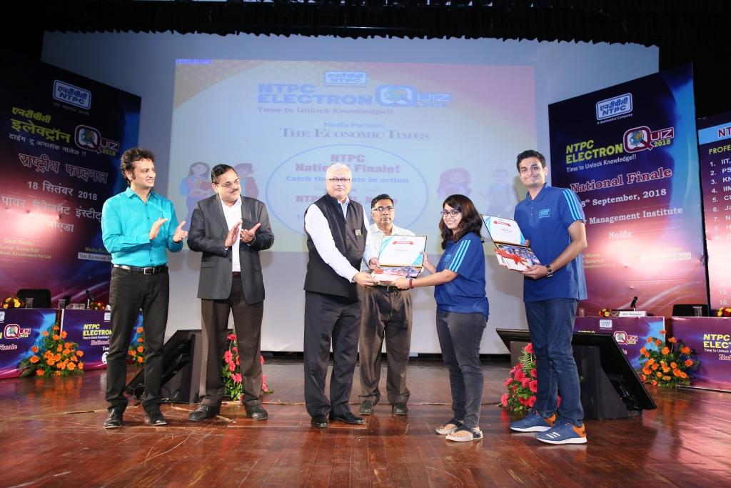 IIM Indore, IIT Kanpur and NIT Rourkela win NTPC Electron Quiz National 2018