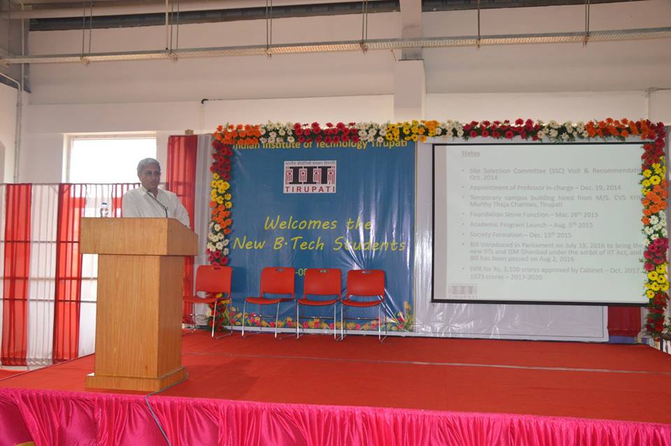 MSc (Research) and PhD Admission Open for January 2019 in IIT Tirupati
