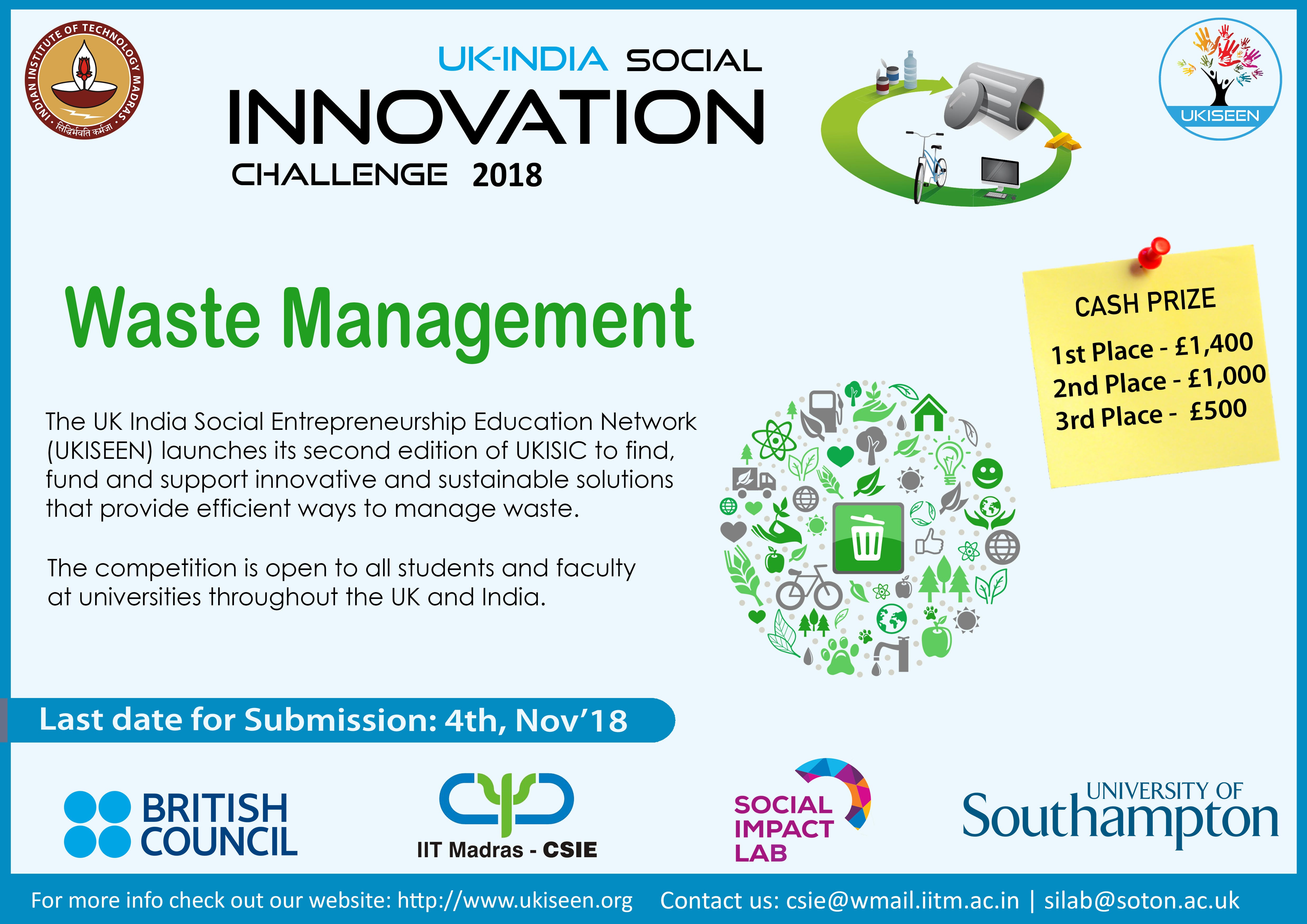 IIT Madras joins hands with University of Southampton, British Council to find sustainable solutions for waste management