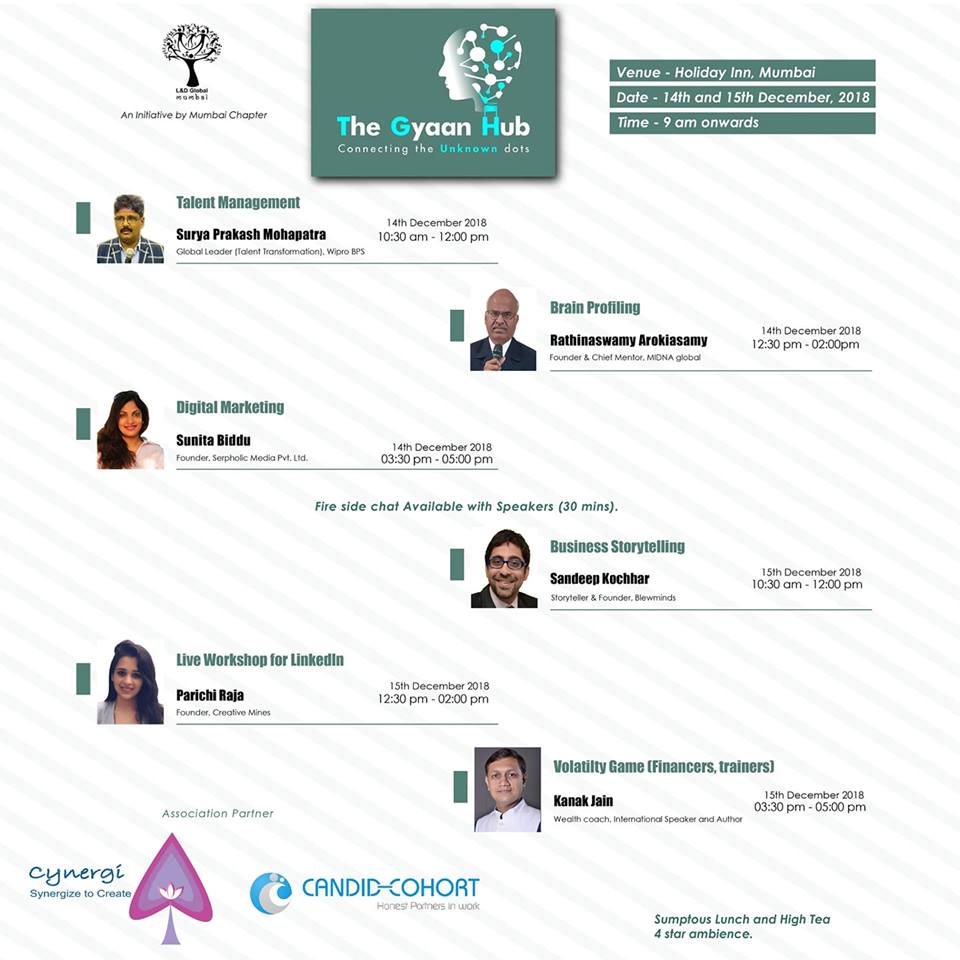 L&D Global Mumbai Chapter presents The Gyaan Hub- Learning Session