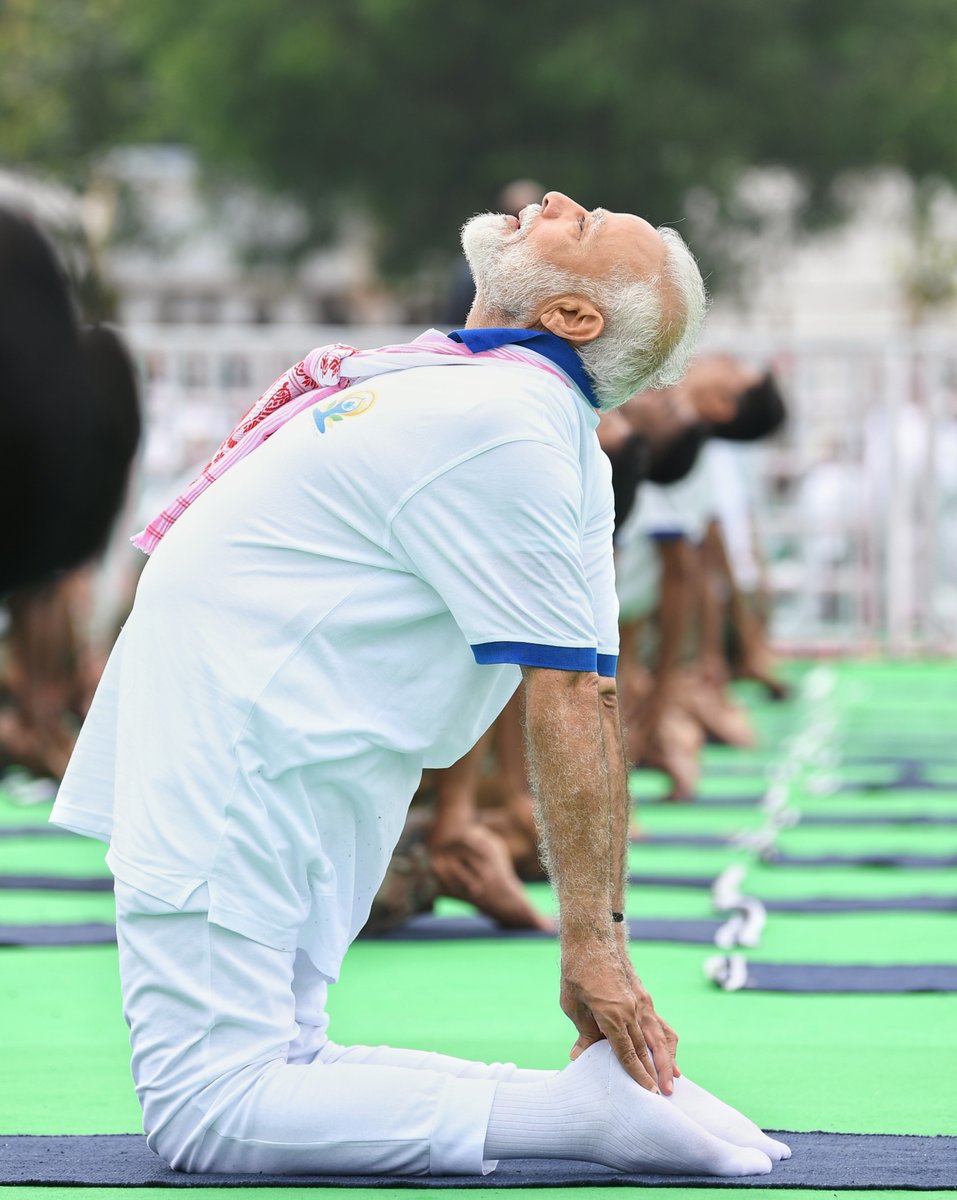 On the occasion of International Day of Yoga, PM leads Mass Yoga Demonstration at Ranchi