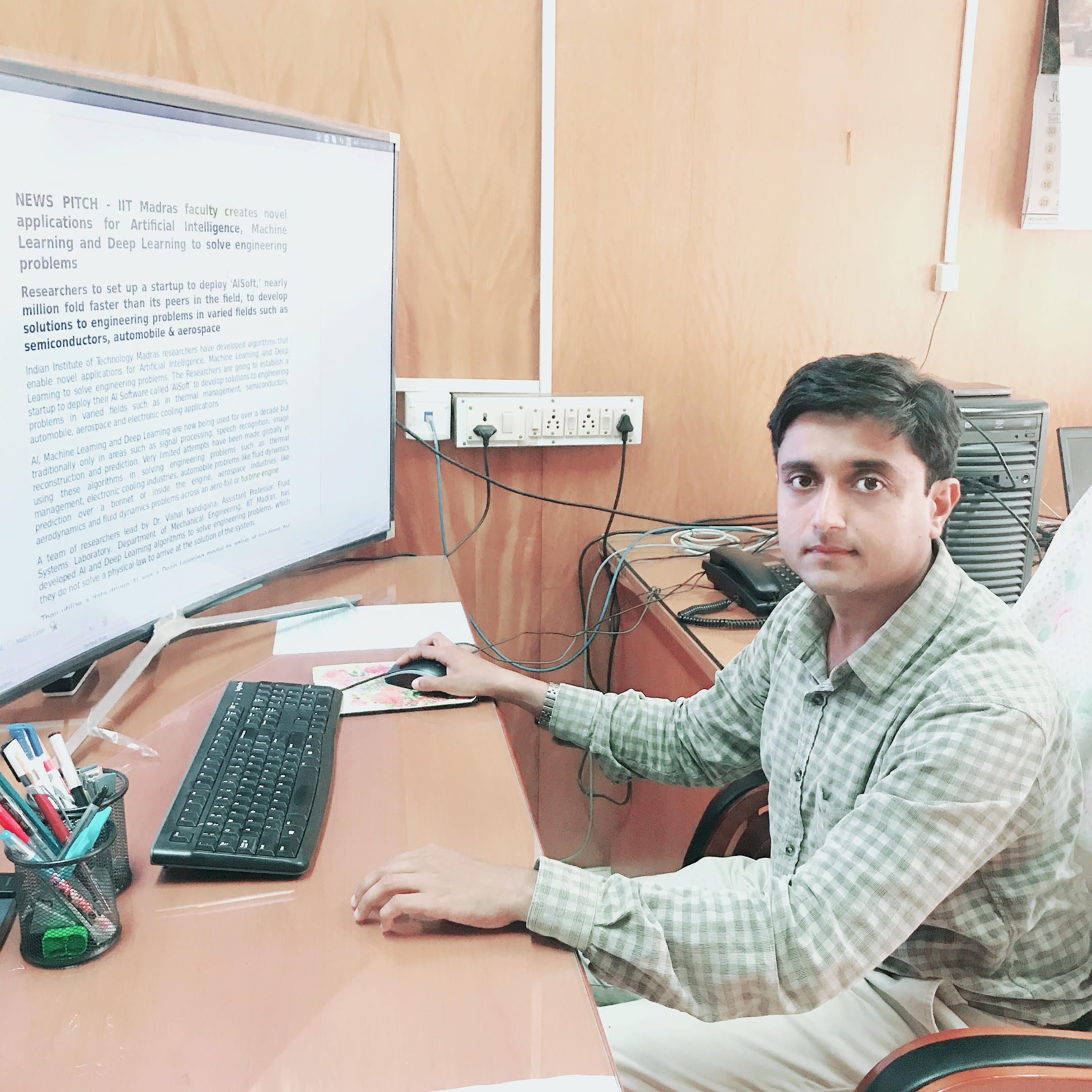 IIT Madras Faculty Creates Novel Applications For Artificial ...